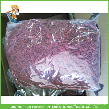 Exportación Ningxia Zhongning Convencional Secado Goji Berry 280grains / 50g